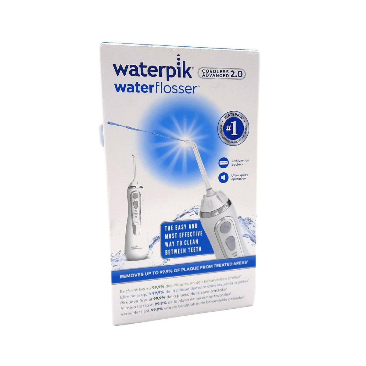 Waterpik Munddusche Kabellos Zahnpflege Cordless Advanced 4x Aufsätze