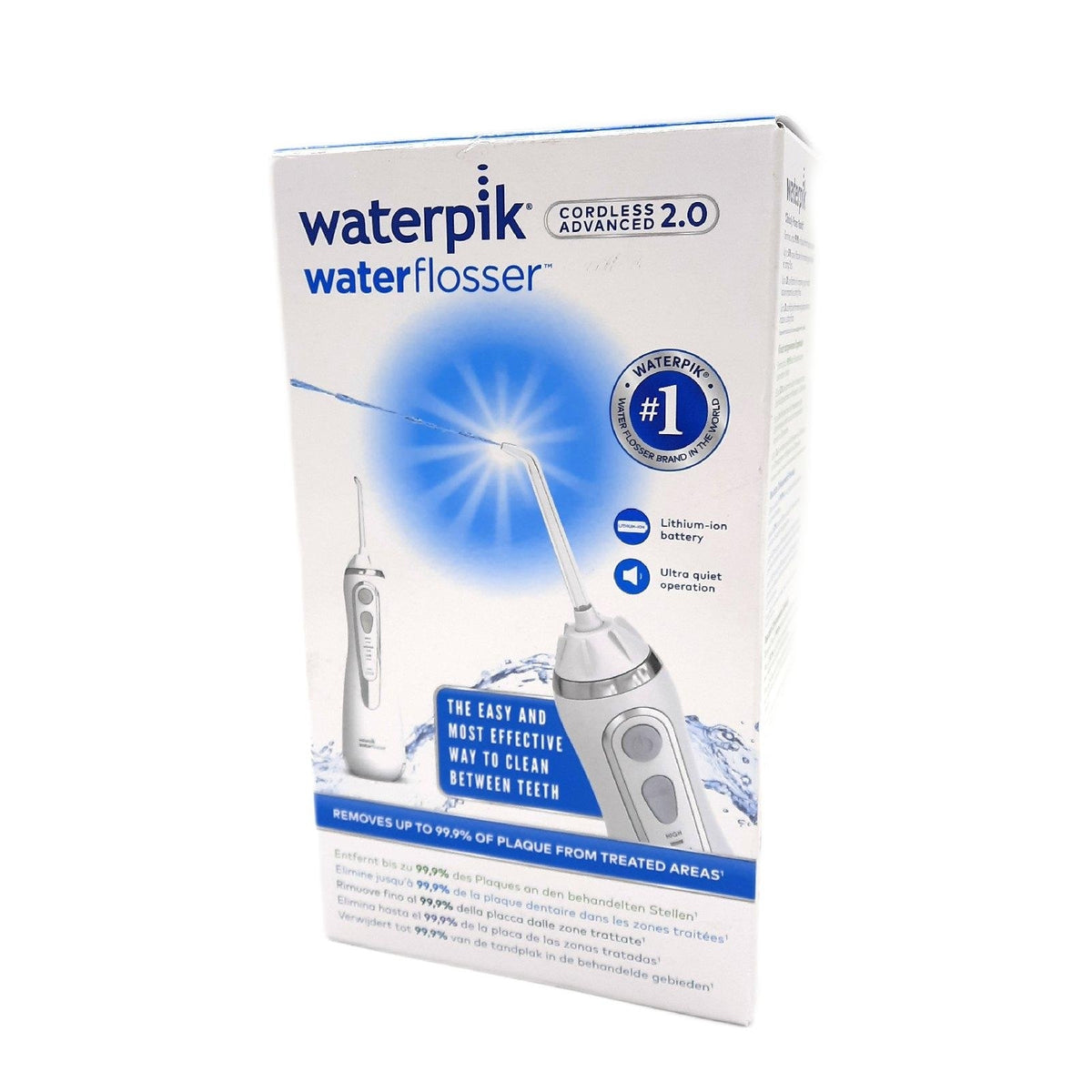 Waterpik Munddusche Kabellos Zahnpflege Cordless Advanced 4x Aufsätze