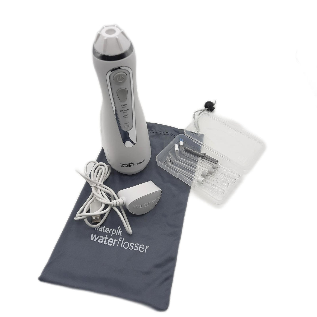 Waterpik Munddusche Kabellos Zahnpflege Cordless Advanced 4x Aufsätze