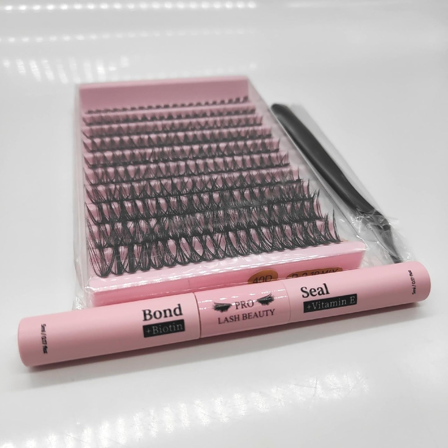 Cluster Wimpernverlängerung Make up Set Kosmetik Kit 40 D 200 Stück professionell kreativ