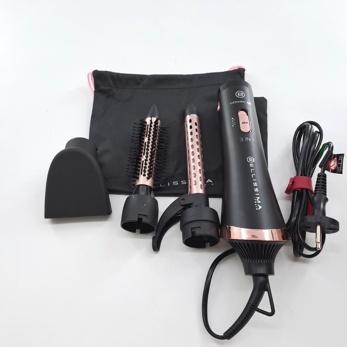 Imetec Pinsel Haarpflege Beauty Beautiful 3 in 1 Keramik Air Shaping Technik