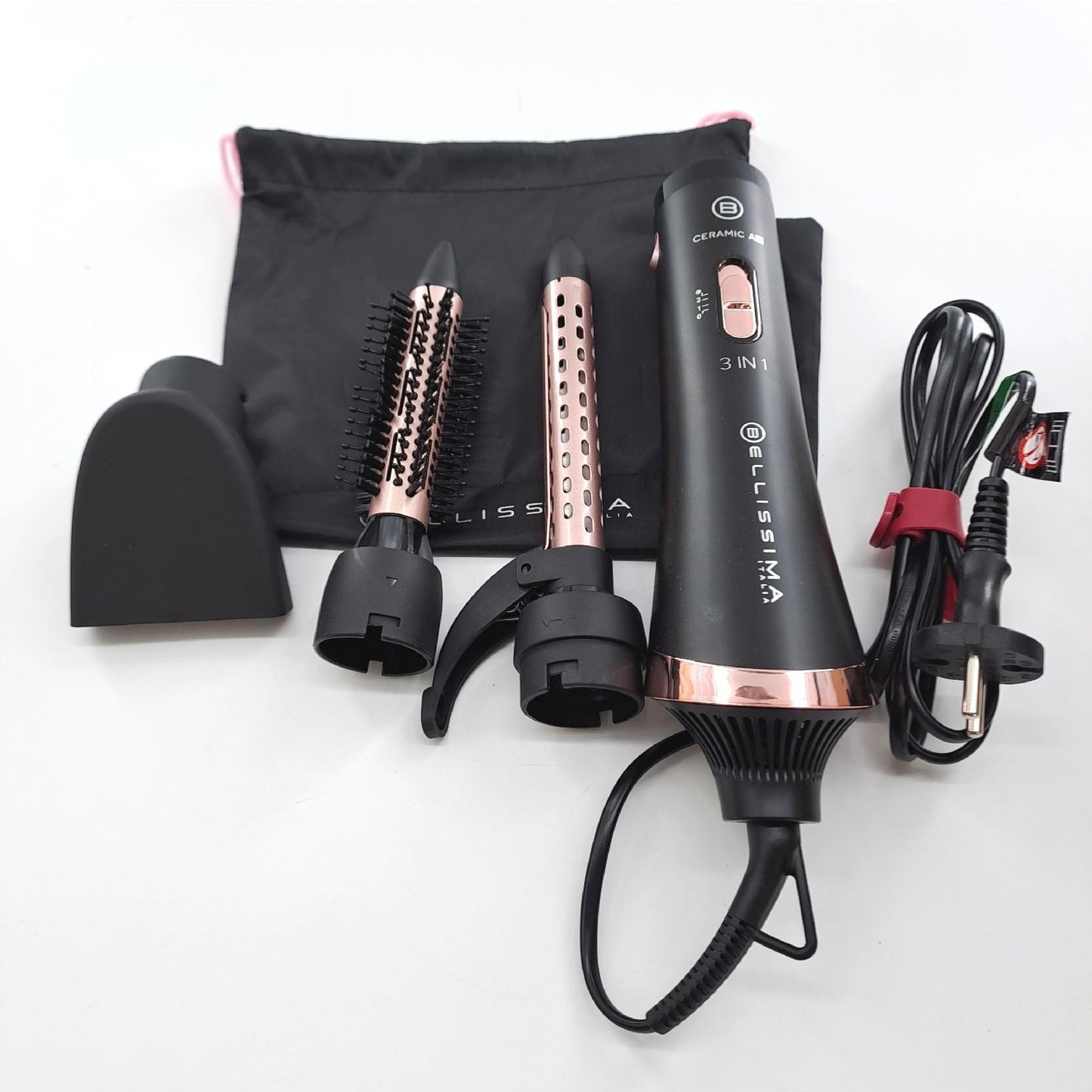 Imetec Pinsel Haarpflege Beauty Beautiful 3 in 1 Keramik Air Shaping Technik