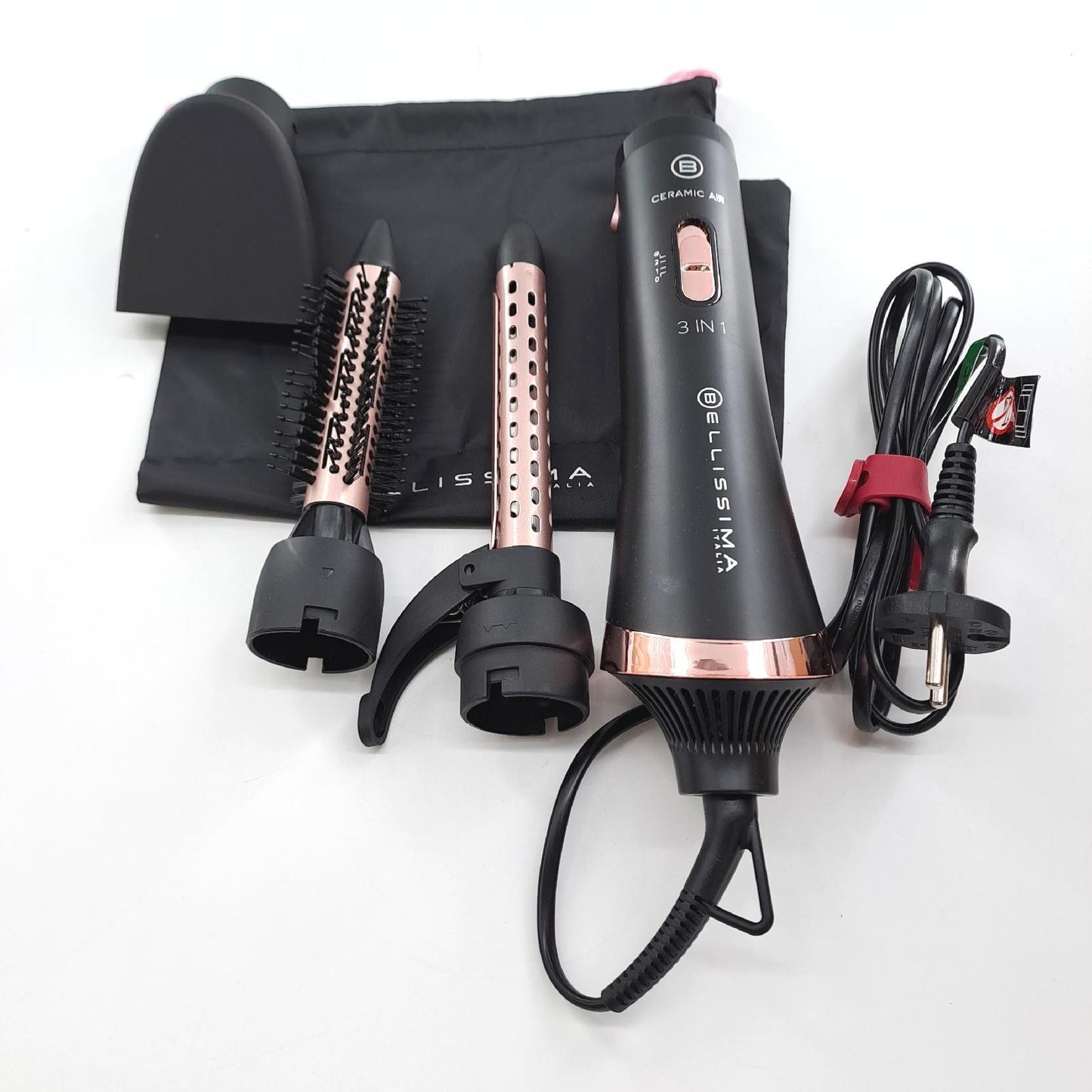 Imetec Pinsel Haarpflege Beauty Beautiful 3 in 1 Keramik Air Shaping Technik