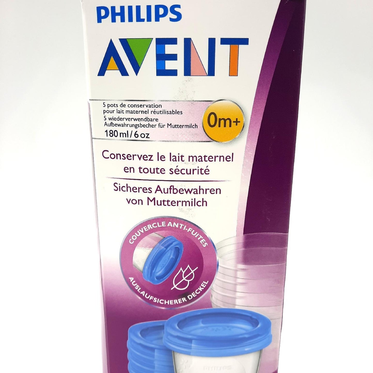 Philips AVENT Aufbewahrungsbecher Babybedarf Muttermilch Becher Deckel