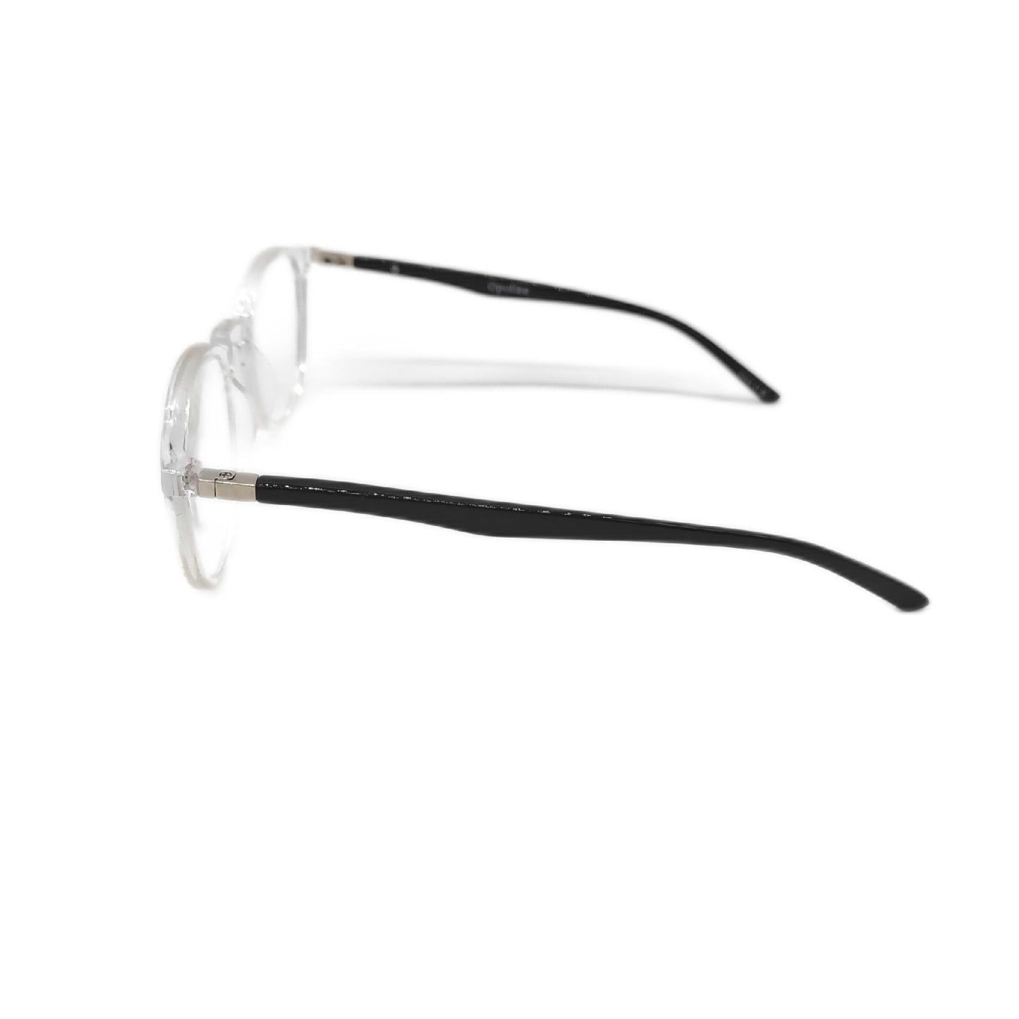 OPULIZE Lesebrille Metall Brillen Runder Rahmen Federscharniere Kratzfest Transparent Unisex Designs