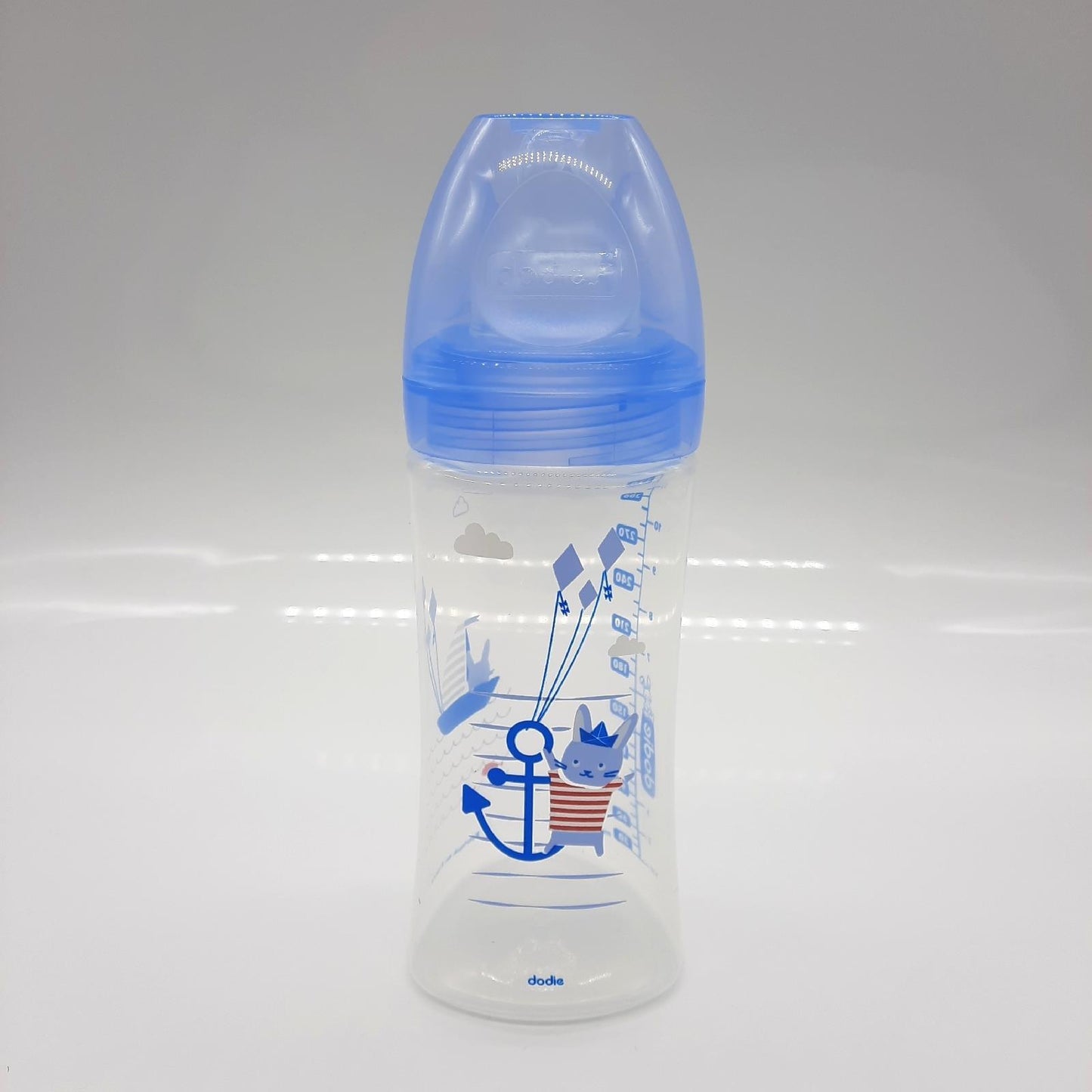 Dodie Babyflasche Babybedarf Antikolik Sensation Plus 330 ml Blau Beruhigend