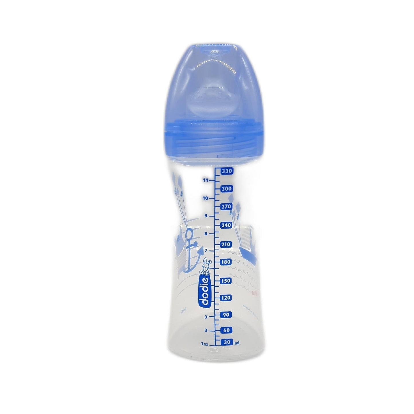 Dodie Babyflasche Babybedarf Antikolik Sensation Plus 330 ml Blau Beruhigend