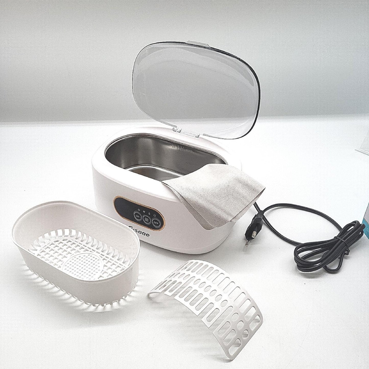 Gisaae Brillenreiniger Reinigungsmittel 660 Ml 48000 Hz Ultraschallpflege für Brillen
