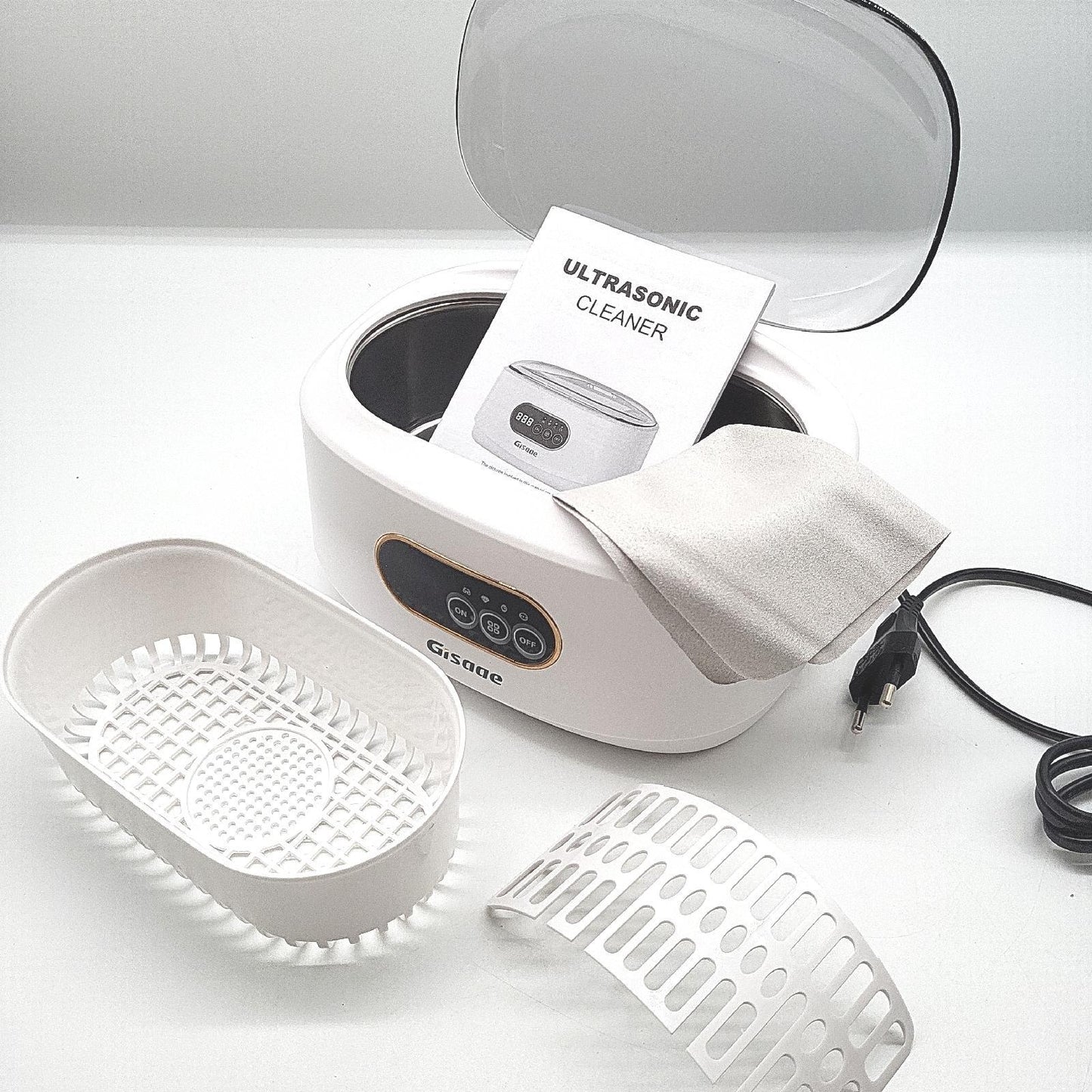 Gisaae Brillenreiniger Reinigungsmittel 660 Ml 48000 Hz Ultraschallpflege für Brillen