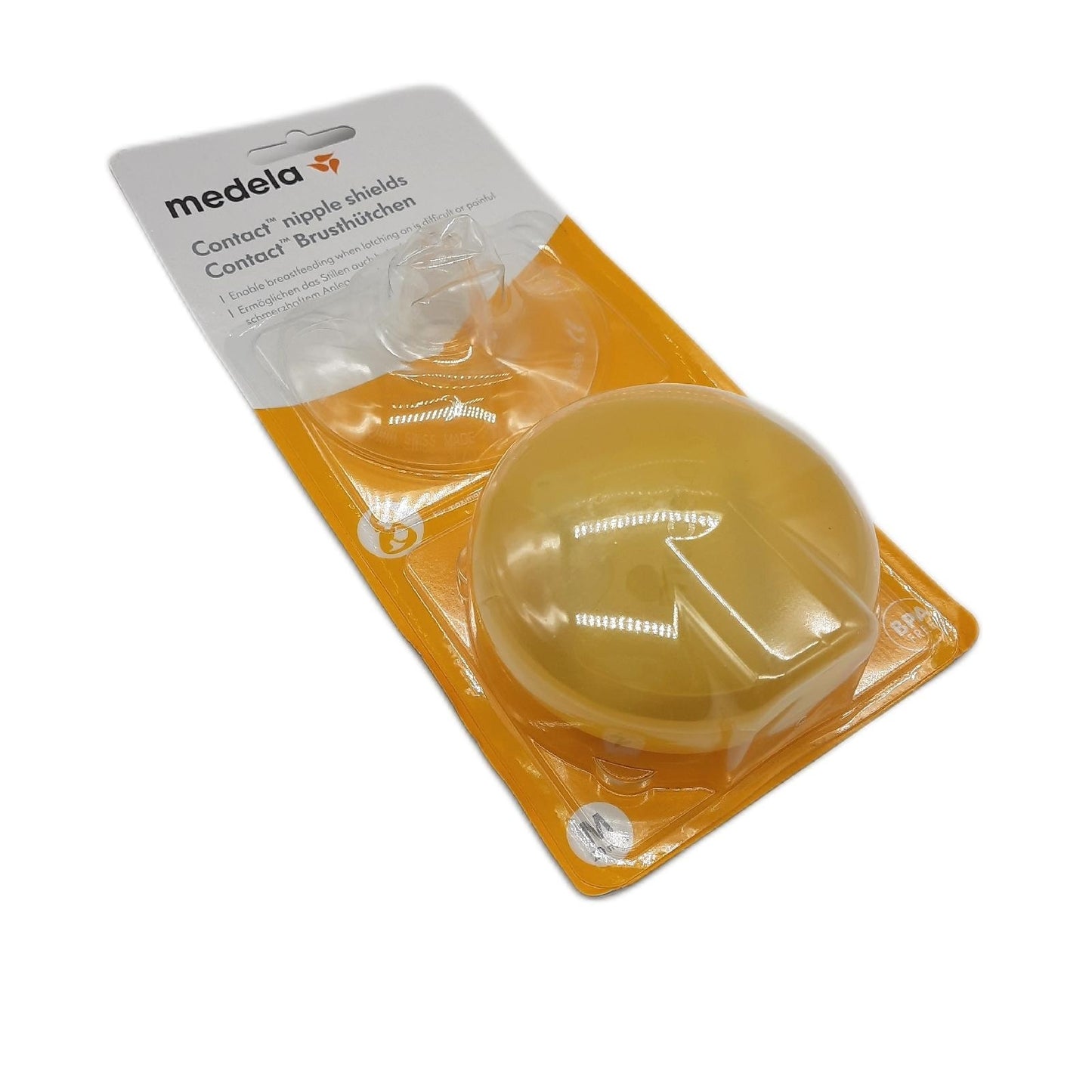Medela Brusthütchen Stillzubehör BPA frei Silikon 20 mm medium weich ultradünn Etui