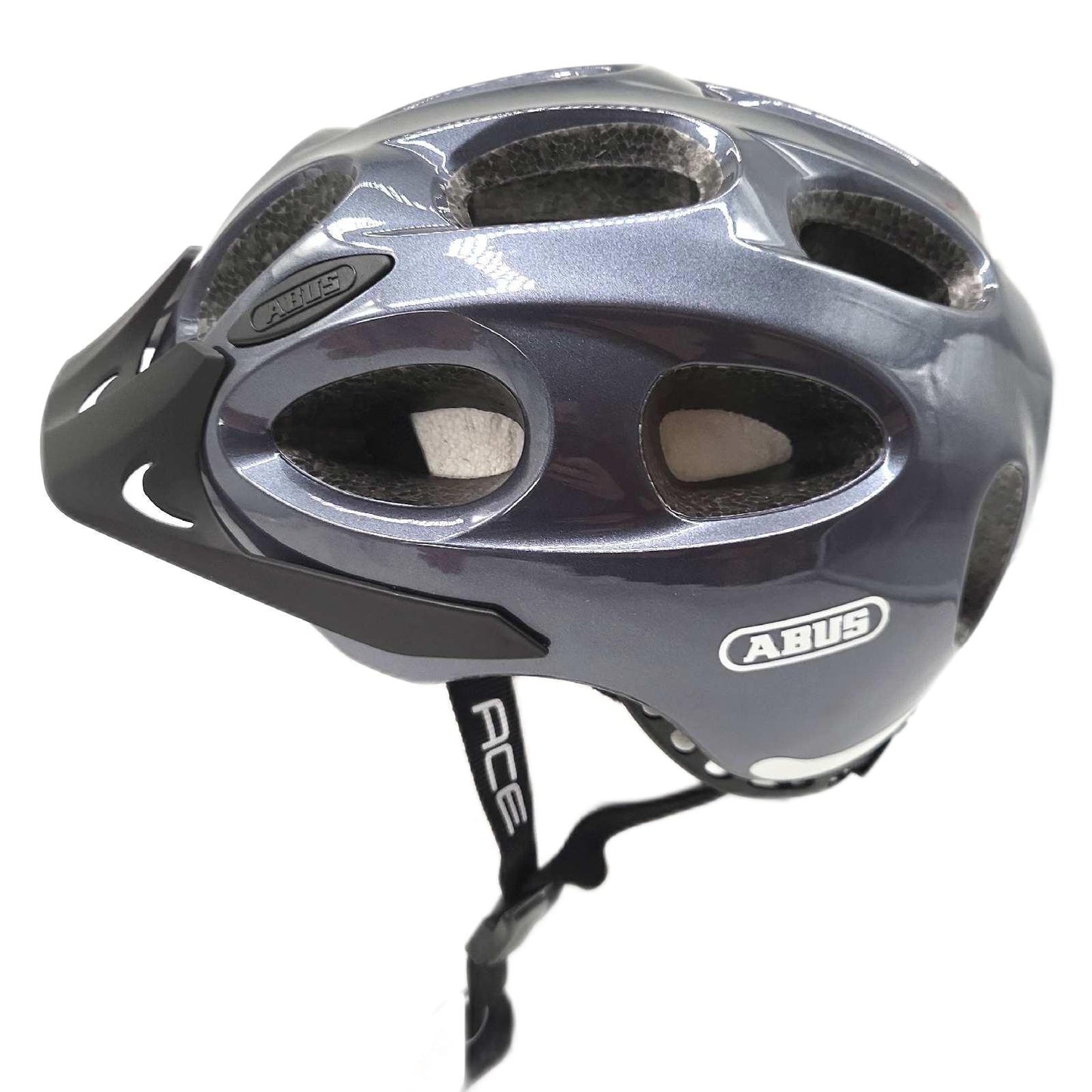 ABUS Fahrradhelm Stadthelm ACE Fahrradhelme Youn I LED Rücklicht Sicher schwarz gr