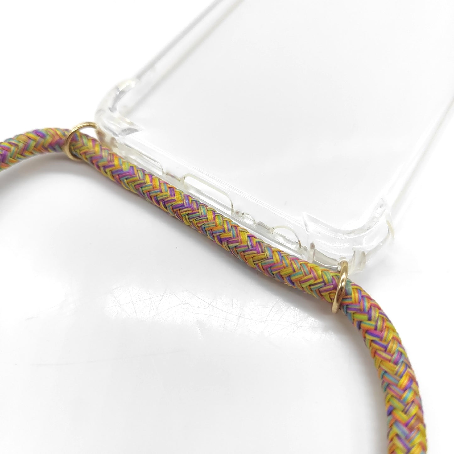MXKOCO Handykette Hüllen Zubehör OnePlus Nord CE 2 5G Silikonhülle Band Regenbogen Design