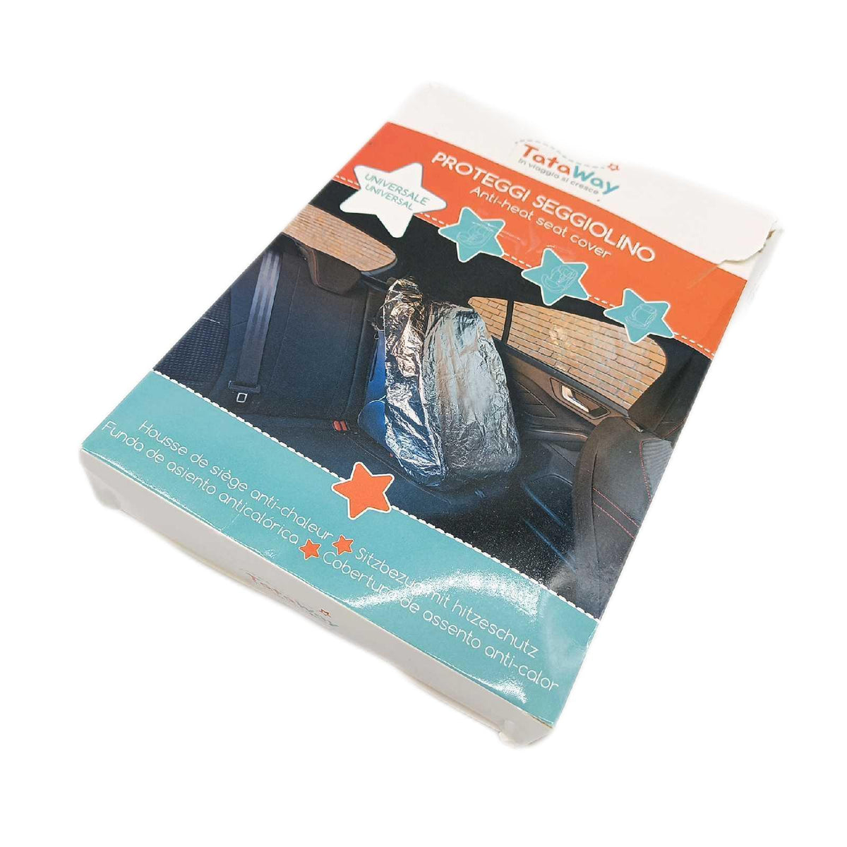 Tataway Universal-Sitzbezug für Ihr Auto. Vermeiden Sie Überhitzung  schützen Sie den Kindersitz vor Hitze und Sonnenlicht. Thermischer Sonnenschutz-Sitzschutz