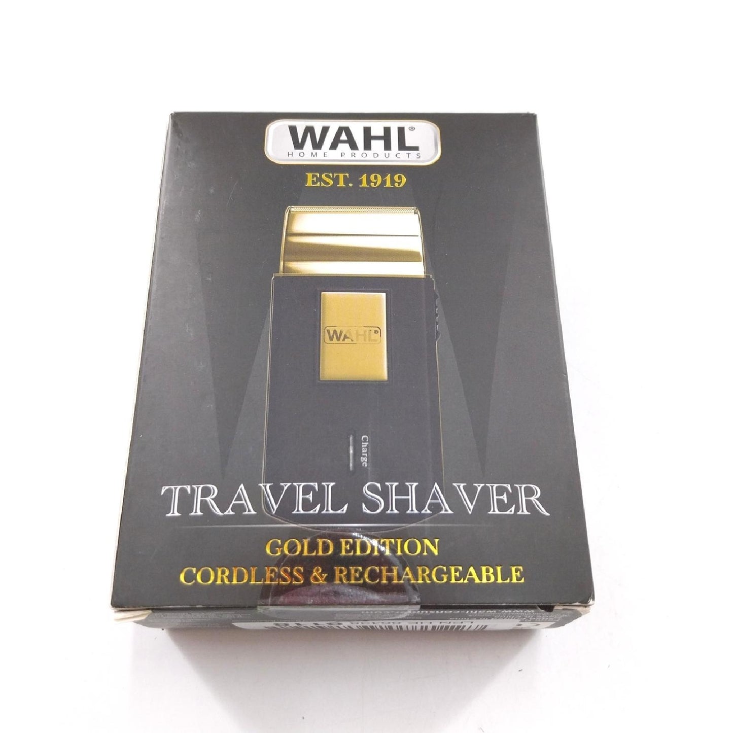 Wahl Travel Shaver Gold Edition- Schnurloser wiederaufladbarer Elektrorasierer