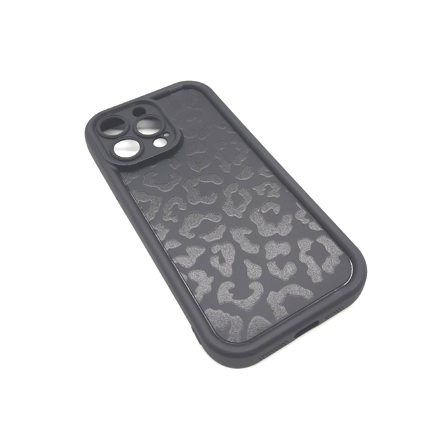 Newseego Hülle Handy Zubehör iPhone 15 Pro Max Leopardenmuster stylisch modern schützend