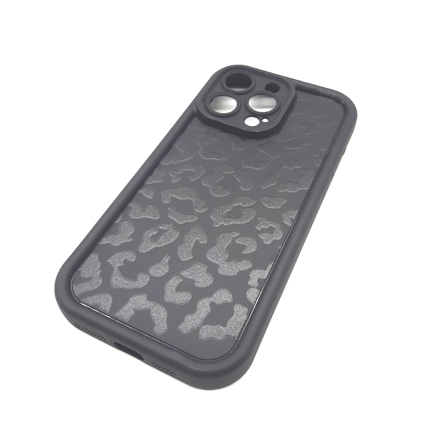 Newseego Hülle Handy Zubehör iPhone 15 Pro Max Leopardenmuster stylisch modern schützend