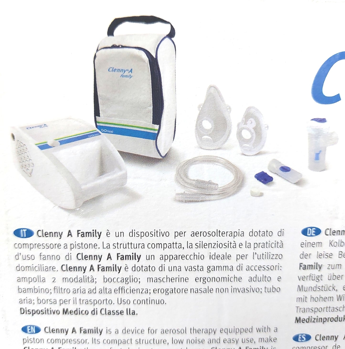 Clenny Rotationskompressor Aerosolgerät Medizinische Geräte Family Kompakt für den Heimgebrauch Alltagstauglich