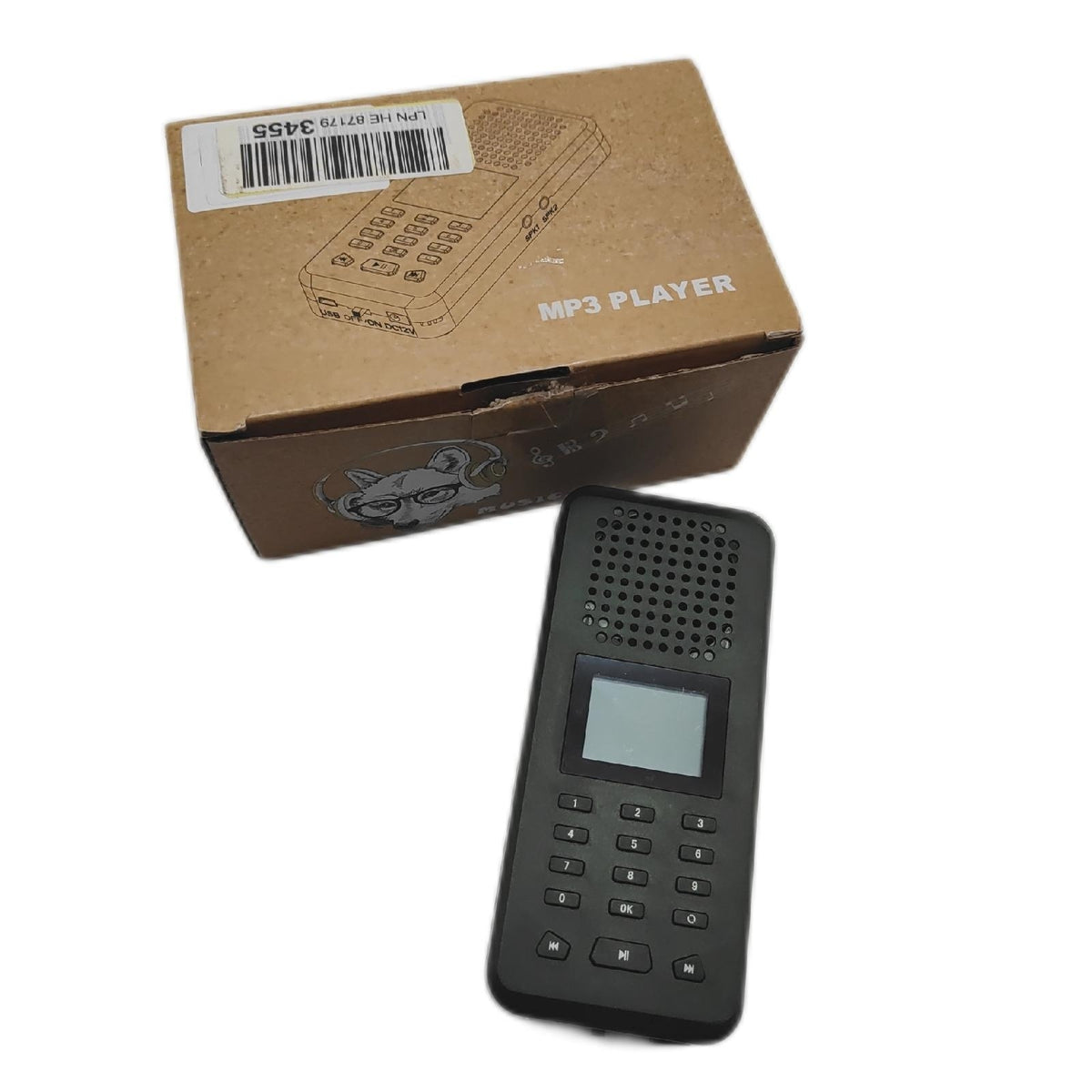VOEMPHI MP3-Player zur Wiedergabe von Vogelstimmen  mit integriertem 20-Watt-Lautsprecher bis 126 dB  LCD-Display  wiederaufladbarer Akku