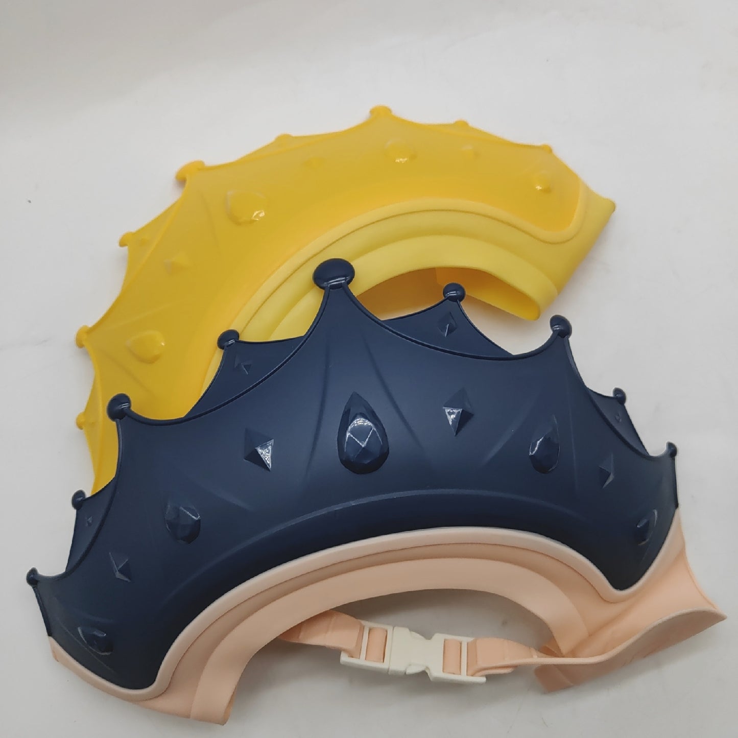 FUNUPUP Duschhaube Kinder Haarpflege Krone Verstellbar Wasserdicht Schutz Haare Waschen