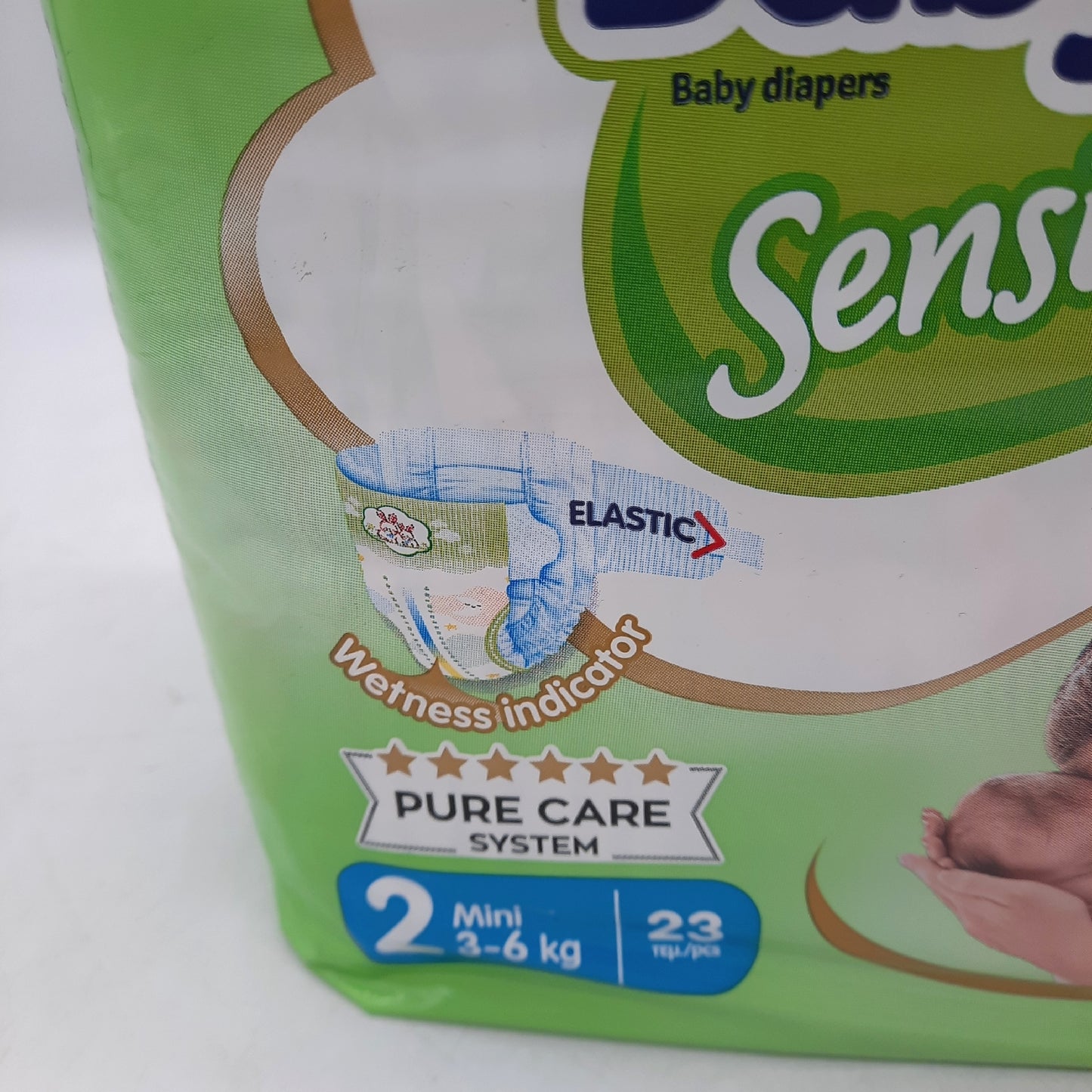 Babylino Windeln Babybedarf Sensitive Windeln für Neugeborene Größe 2 Mini 3 6 kg 115 Stück