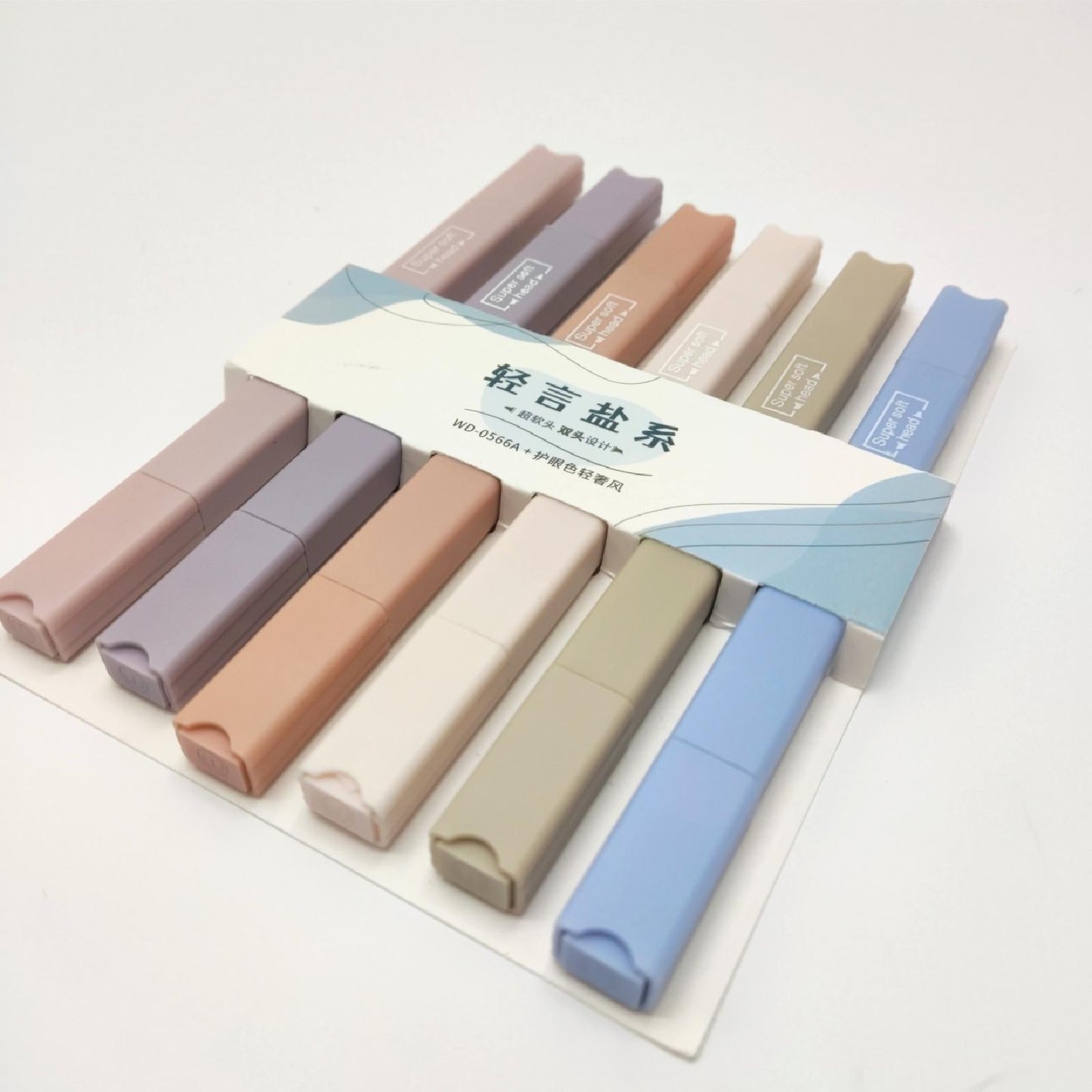 GemeiÃelte Esthetische Pastelltextmarker Doppelter Spitze 6 StÃ¼ck Pro Packung GemeiÃelter Emphase