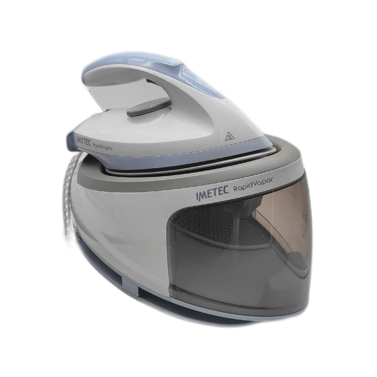 Imetec Rapid Vapor  Dampfbügelstation  Keramikplatte  leicht  Calc-Clean-Reinigungssystem  240 g Dampfstoß  2400 W  5-Bar-Pumpe  9033