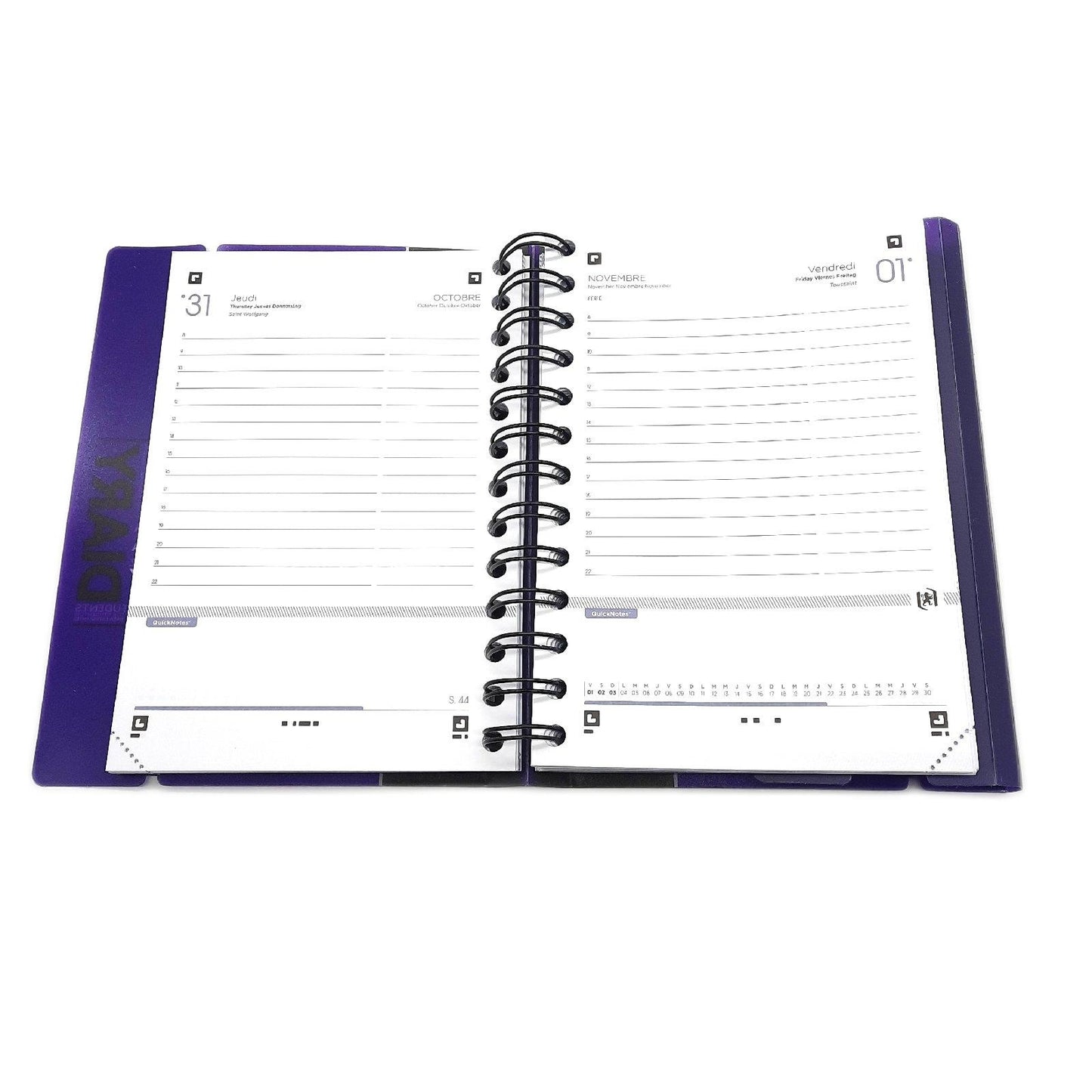 Oxford Schülerkalender Kalender Schule 2016 2017 1 Tag pro Seite 352 Seiten Violett Planung Lernen