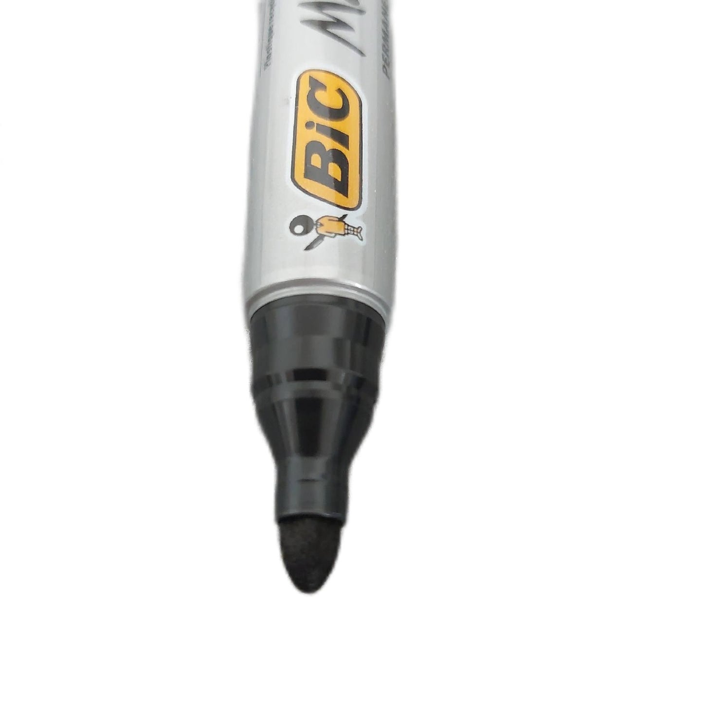 Bic Permanent Marker Schreibgerät Markierung Onyx 1482 Rundspitze Schwarz langlebig robust