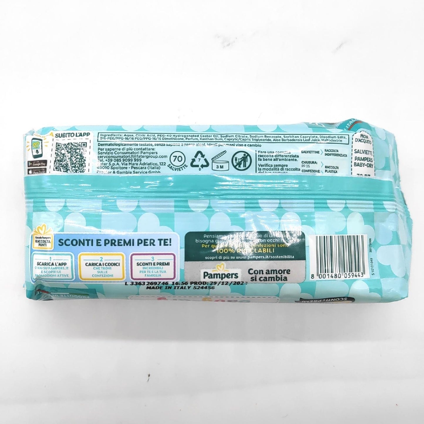 Pampers Baby Feuchttücher Babypflege Baby Fresh sanfte ph Wiederherstell