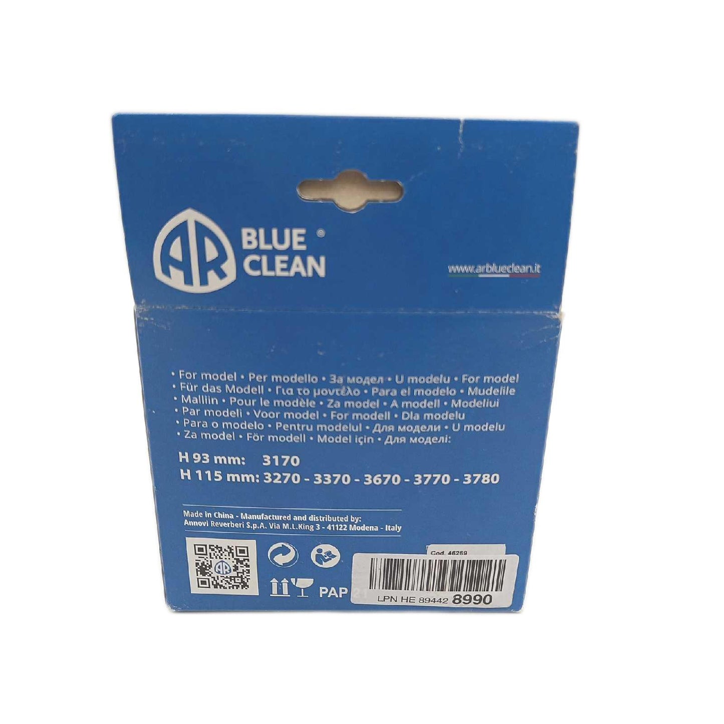 AR Blue Clean Patronenfilter mit hohem Abscheidegrad für Nass- und Trockensauger