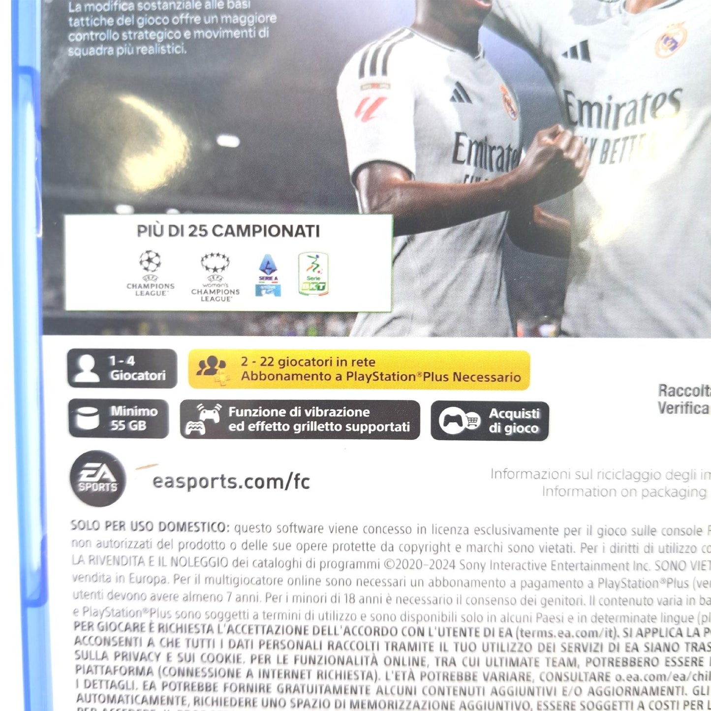EA SPORTS Videospiele PS5 Audio Inglese Spiele Standard Edition Italienisch