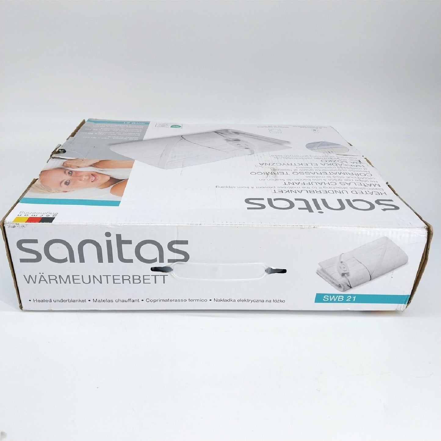 Sanitas Wärmeunterbett Bettwaren SWB 21 Vlies Fixierungsbänder Wohlfühl