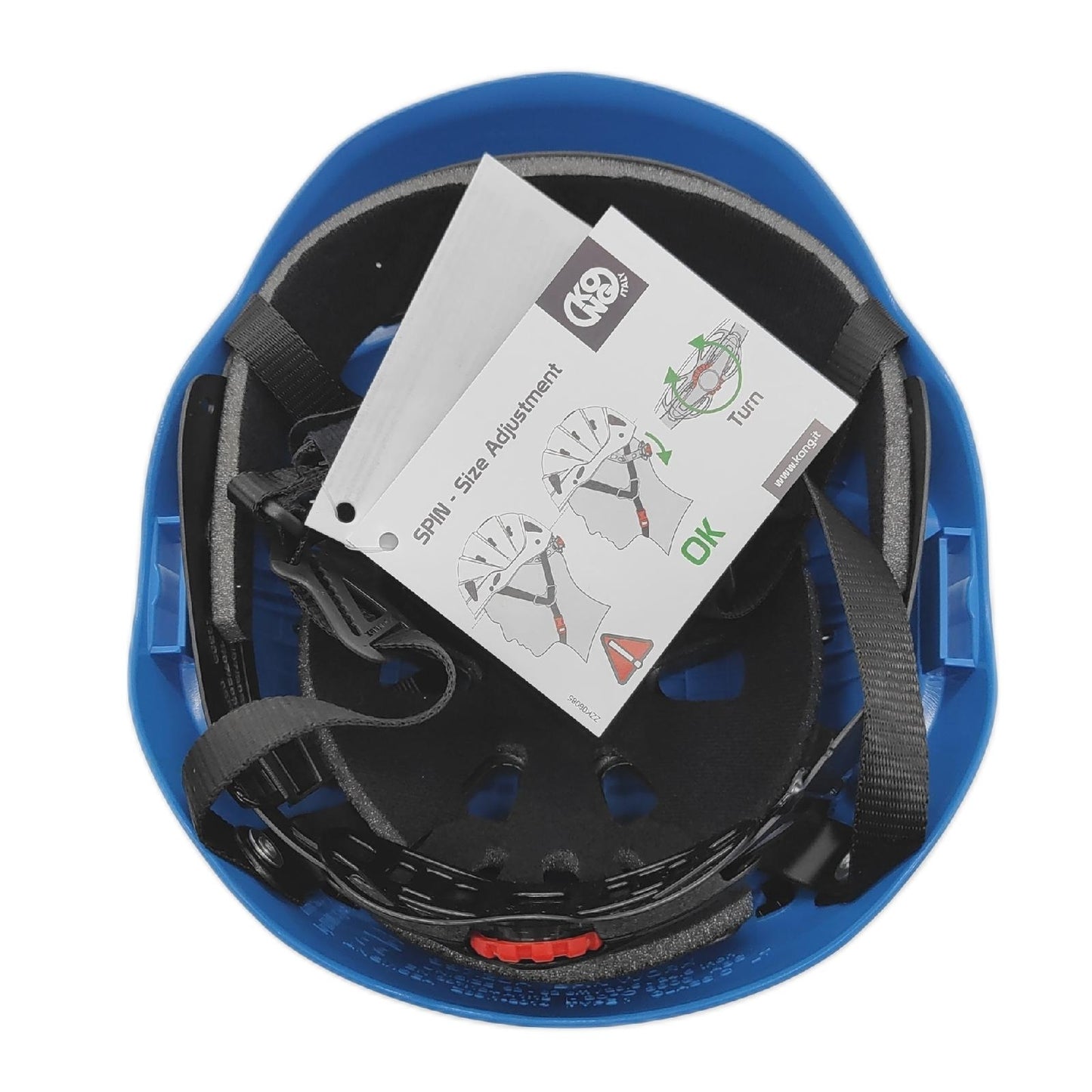 Kong Helm Kletterschutz Outdoor Sport Spin Profi für sicheren Halt und Komfort Blau