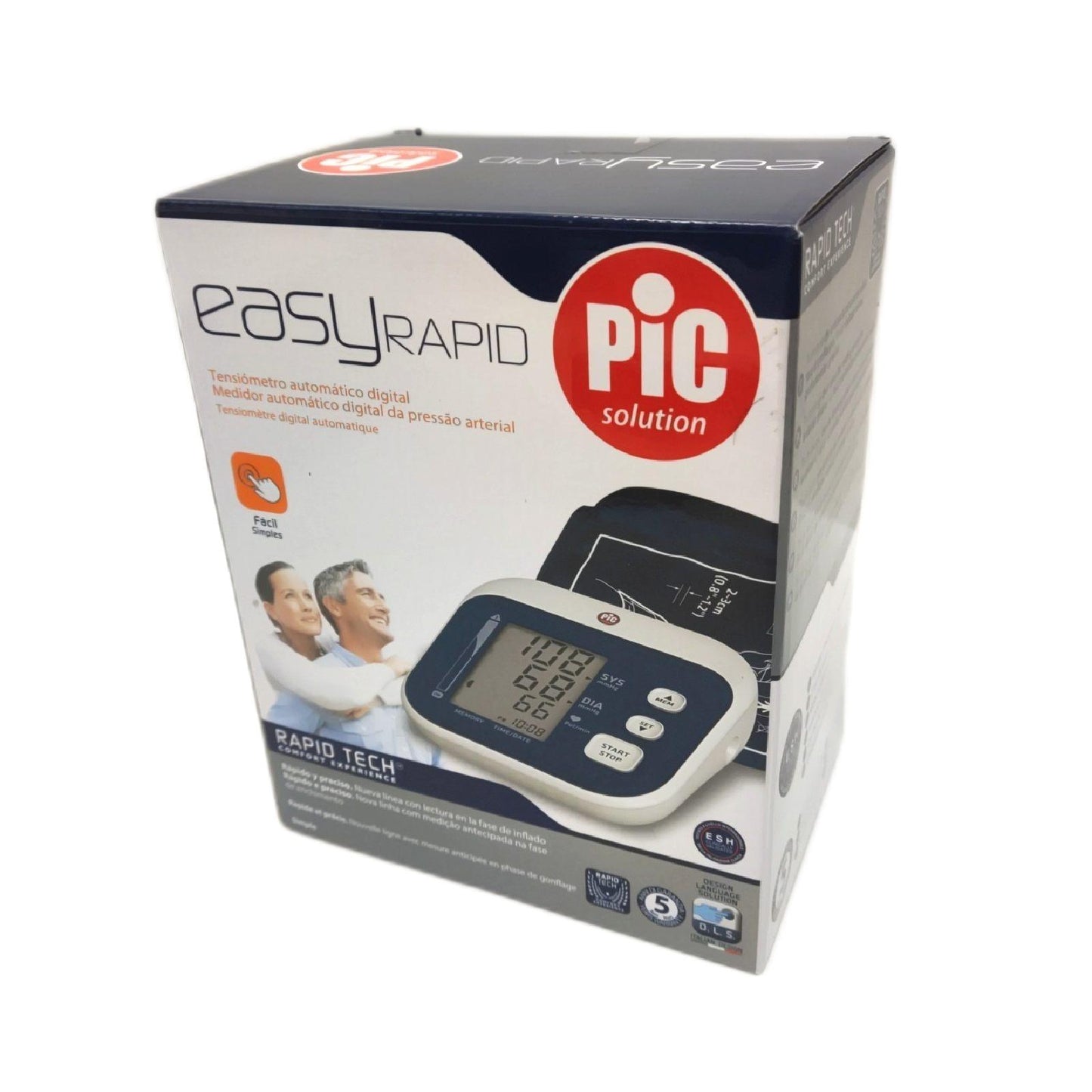 Pic Solution EasyRAPID Sphygmomanometer Blutdruckmessgerät, 1 Stück (1er Pack)
