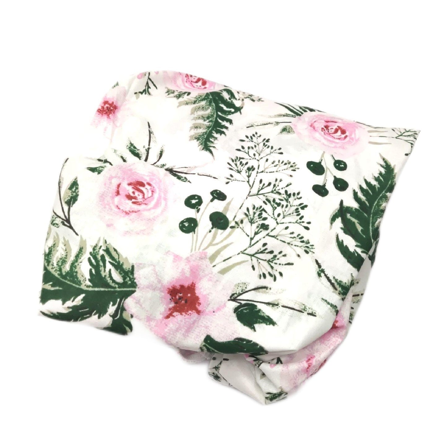 Medi Partners Spannbettlaken 60x120 Baby Bettlaken Kinderbett Spannbetttuch 100% Baumwolle - Fitted Kinder Sheet Bettwäsche Babymatratze Schlafsack Babybett (Pinke Blumen)