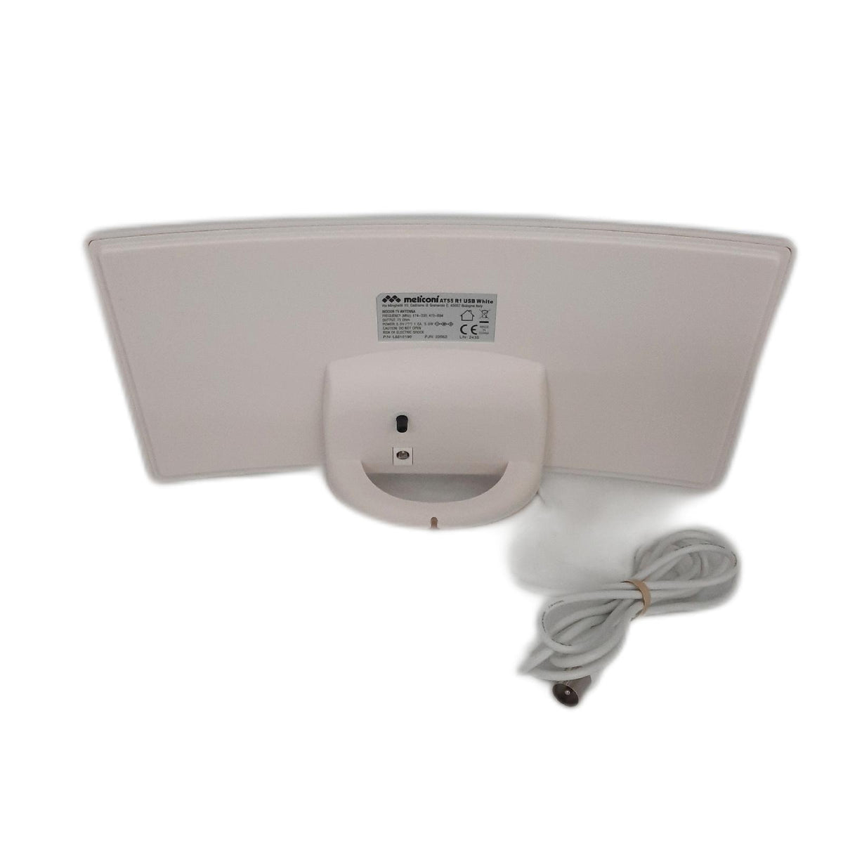 Meliconi AT55 R1 USB  Verstärkte Zimmerantenne für TV  DVB-T2 HEVC