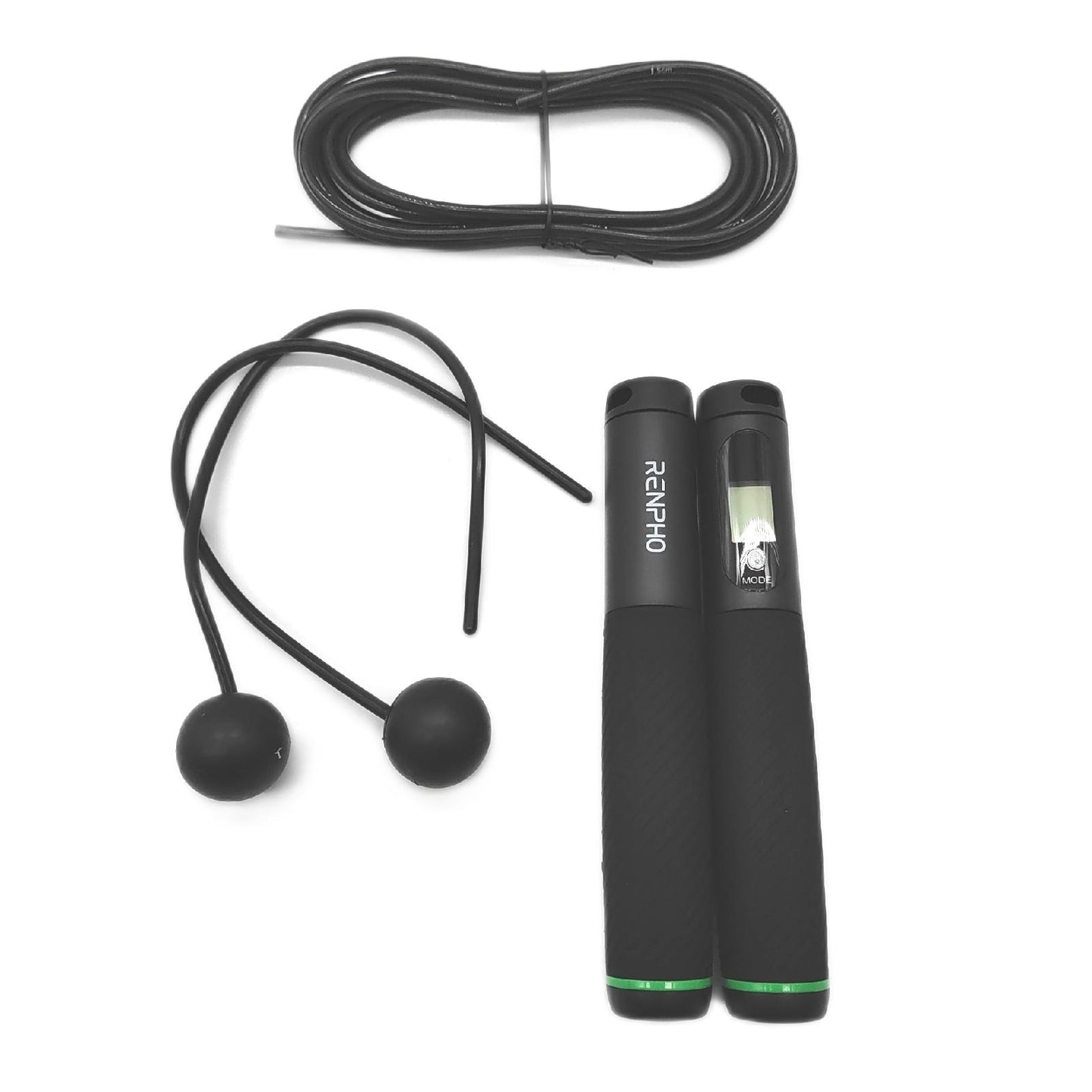 Renpho Springseil Trainingsgerät Fitness Zubehör mit Zähler Intelligente App Kalorienverbren