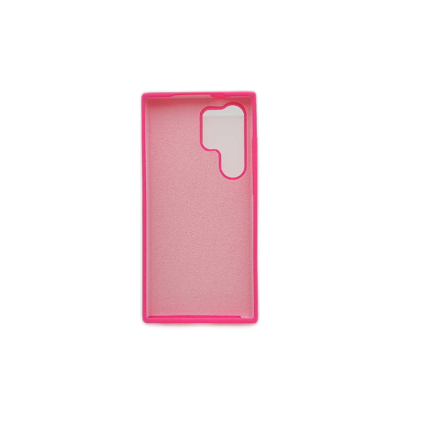 kwmobile Handyhülle Handy Zubehör Samsung Galaxy S24 Ultra Silikon Schutzhülle Neon Pink