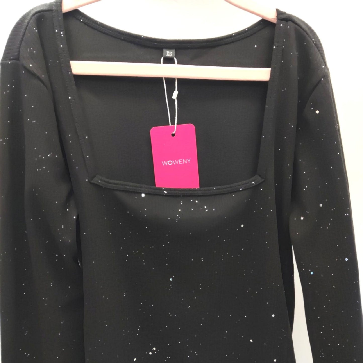 WOWENY Thermo Oberteil Damen Pullover Wintermode Eckiger Ausschnitt warm bequem