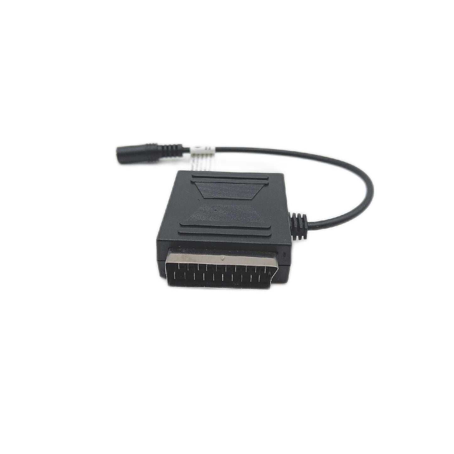 KnnX 28056 - SCART-Stecker auf SCART-Buchsenadapter mit weiblichem Audioausgang für 3,5-mm-Stereokopfhörer - Euroconnector mit Stereo-Kopfhörerausgang