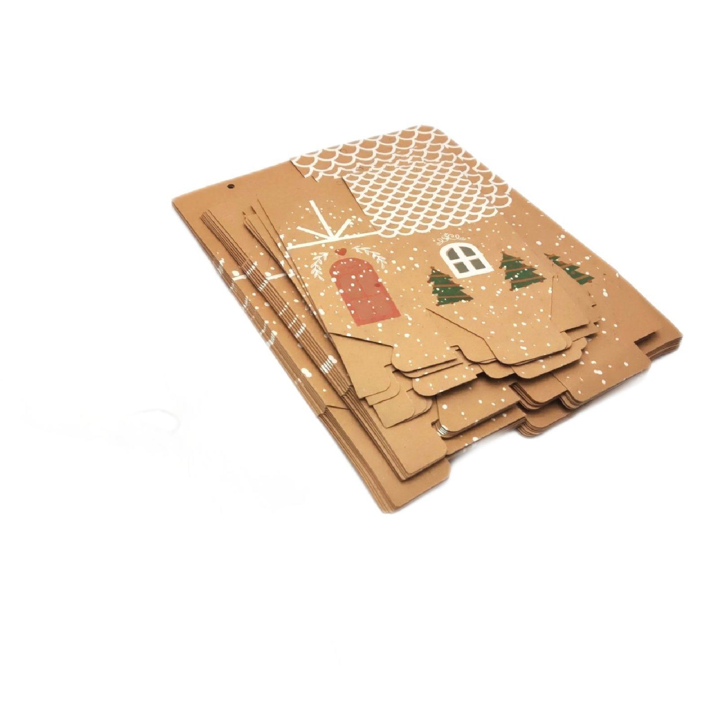 Adventskalender Bastelset Weihnachtsdeko Adventskalender zum Befüllen 24 Boxen