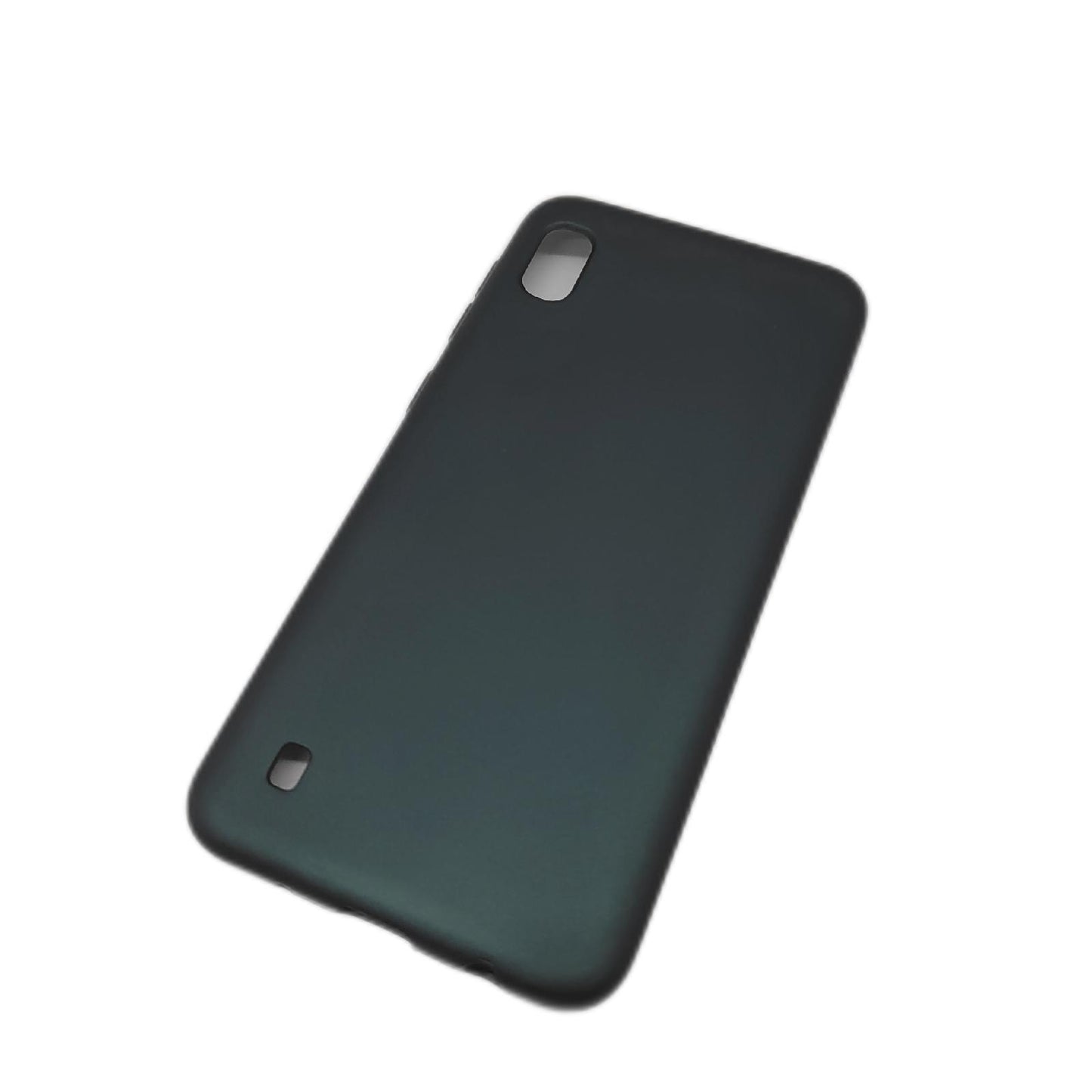 kwmobile Silikon Hülle Handy Zubehör Samsung Galaxy A10 metallisch schimmernd Petrol