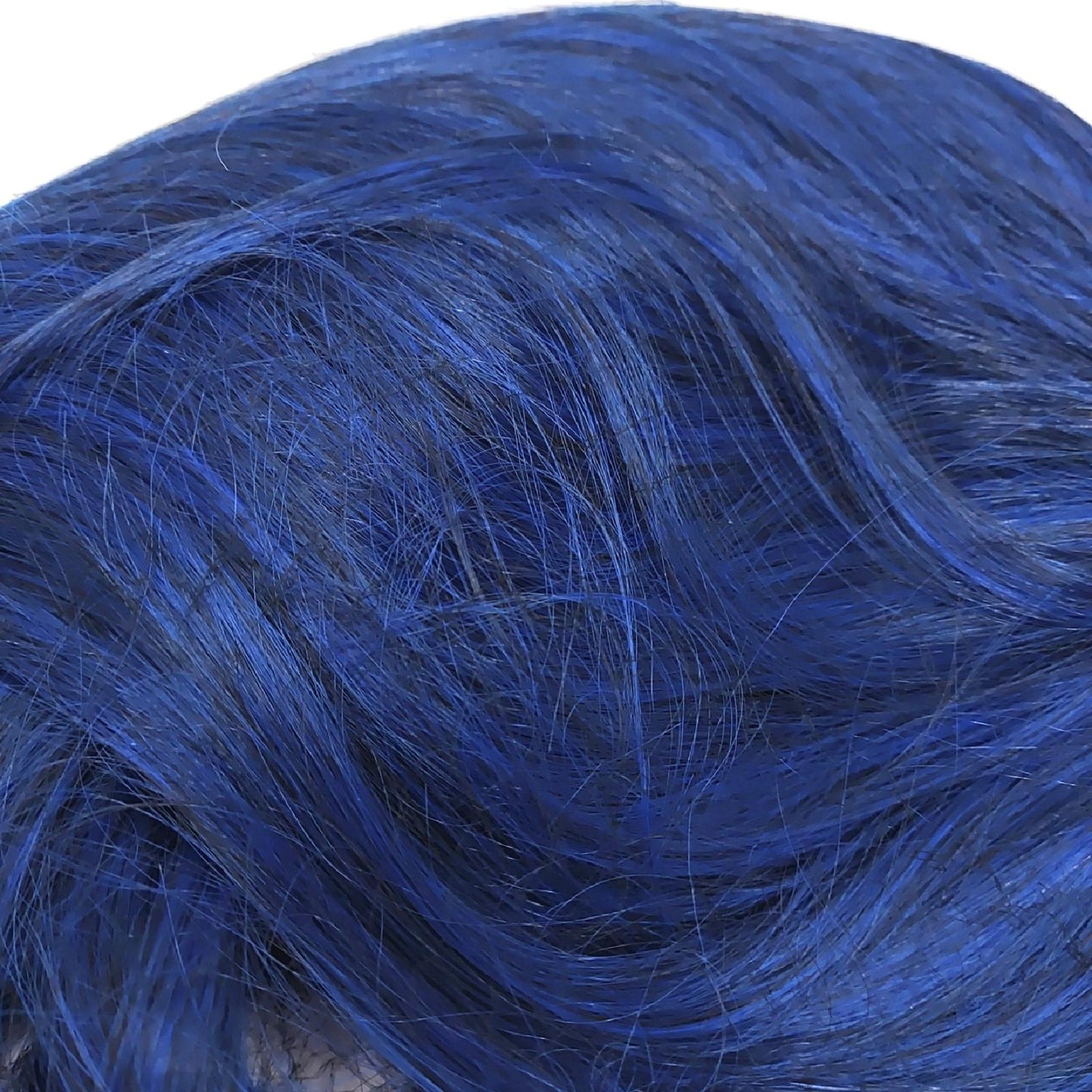 Linfairy Perücke Damen Kurz Haare Blau Halloween Kostüm Cosplay Trend