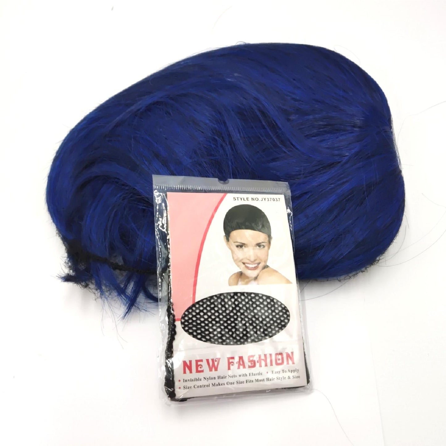 Linfairy Perücke Damen Kurz Haare Blau Halloween Kostüm Cosplay Trend