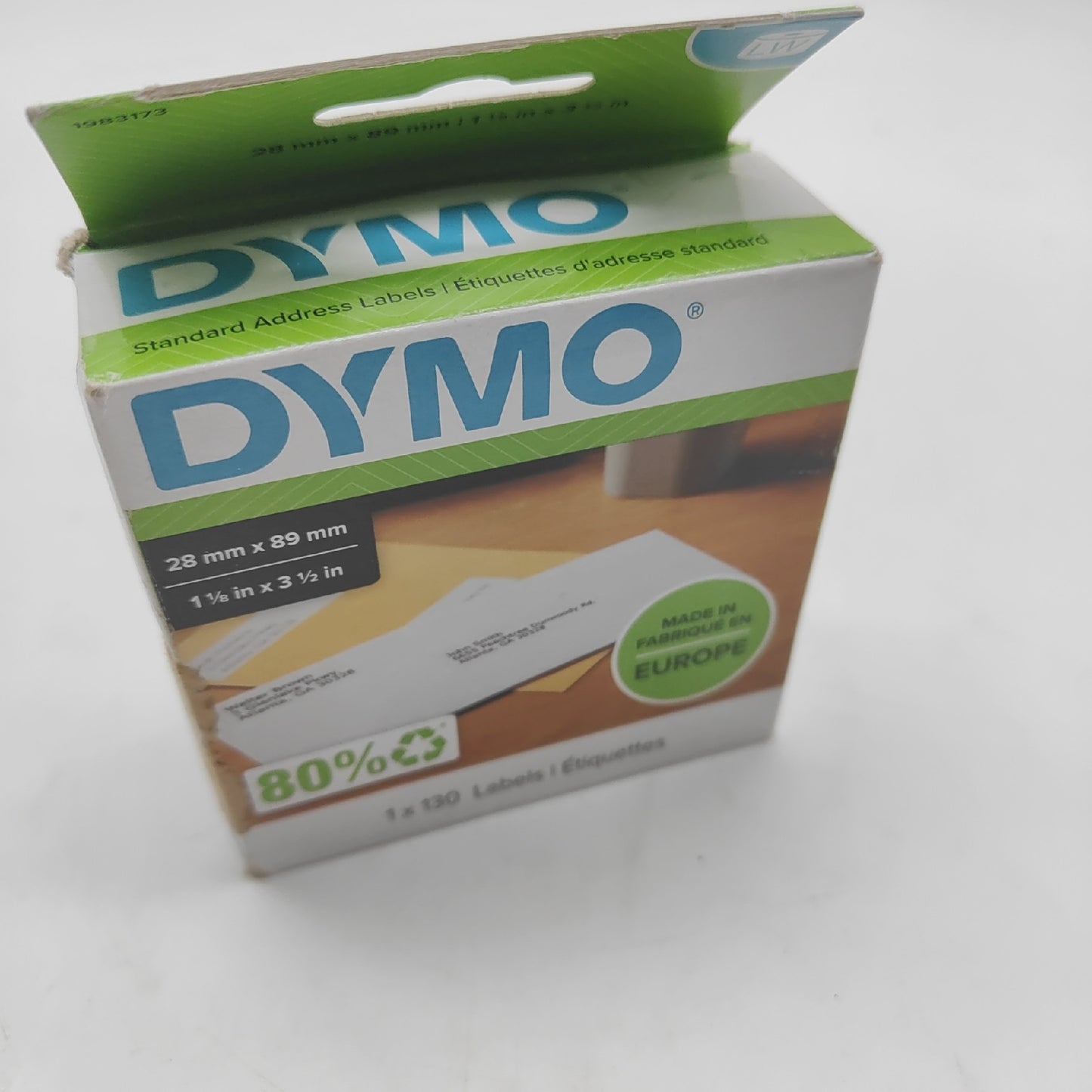 DYMO Adressetiketten Bürobedarf LabelWriter 28 mm x 89 mm Rolle 130 Stück hochwertige Kleberleistung