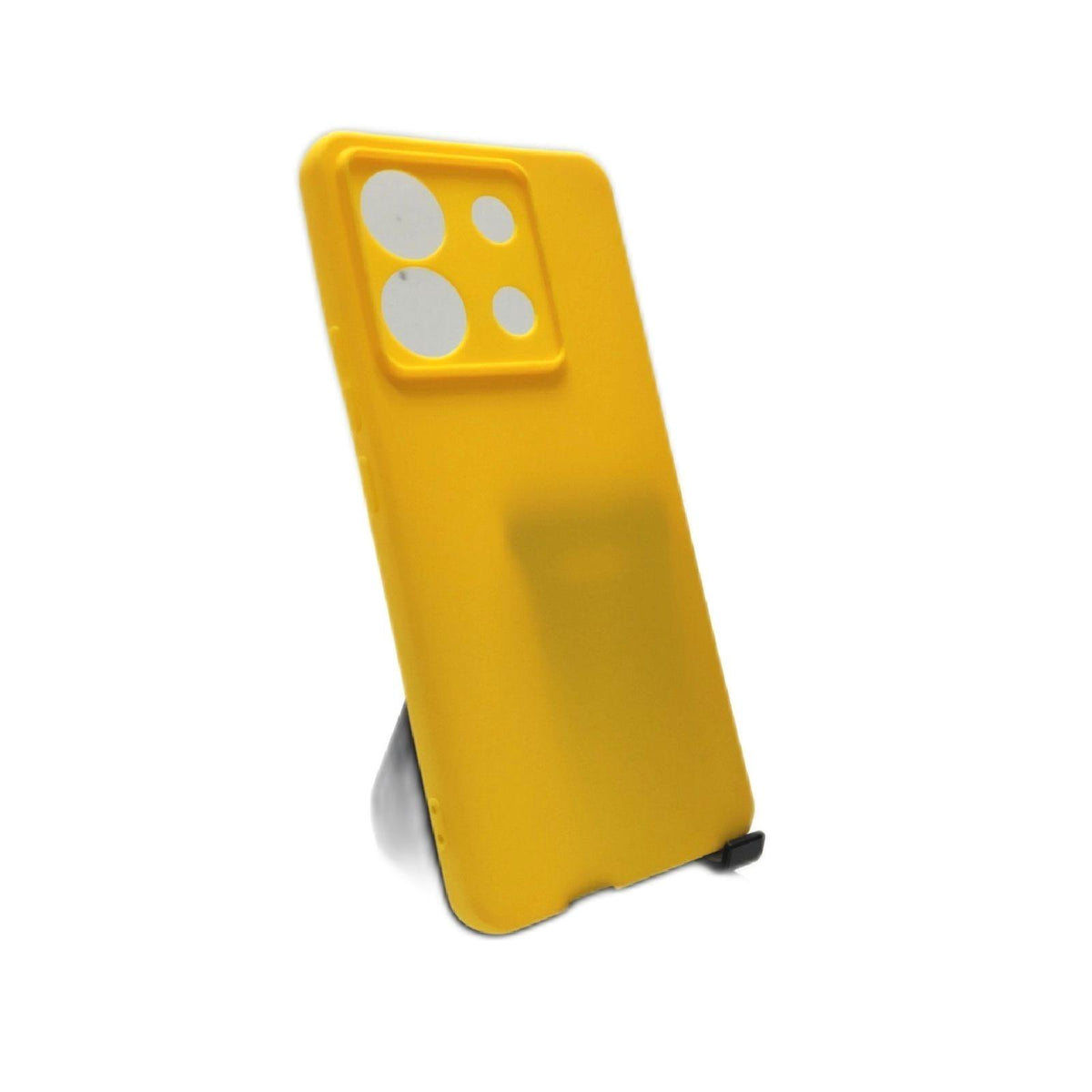 kwmobile Handyhülle für Xiaomi Redmi Note 13 Pro 5G / Poco X6 5G Hülle - weiches Handy Silikon Case - Schutzhülle Cover - Strahlend Gelb