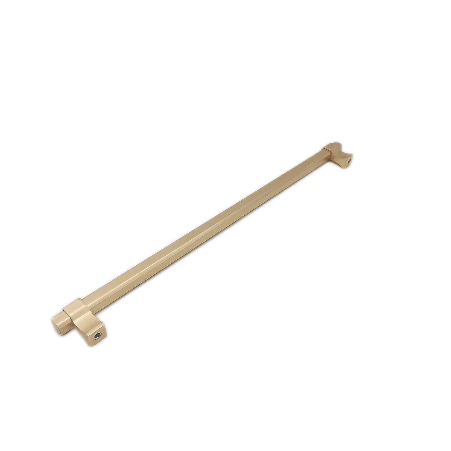 GTV - Möbelgriff IMPERIAL | Griff Griffe Möbelgriffe | Lange 35,4 cm| Bohrlochabstand 32 cm | ZnAl |Gold gebürstet