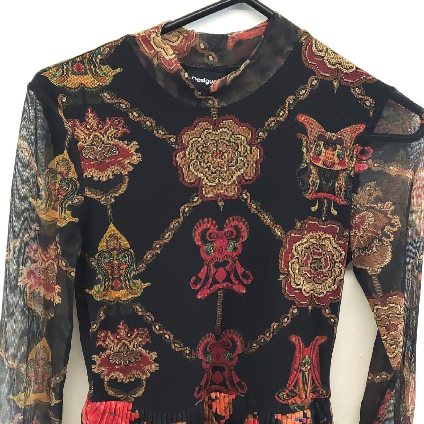 Desigual Damen Ts_Daphne, 2000 Black, Casual Dress, Schwarz, S EU