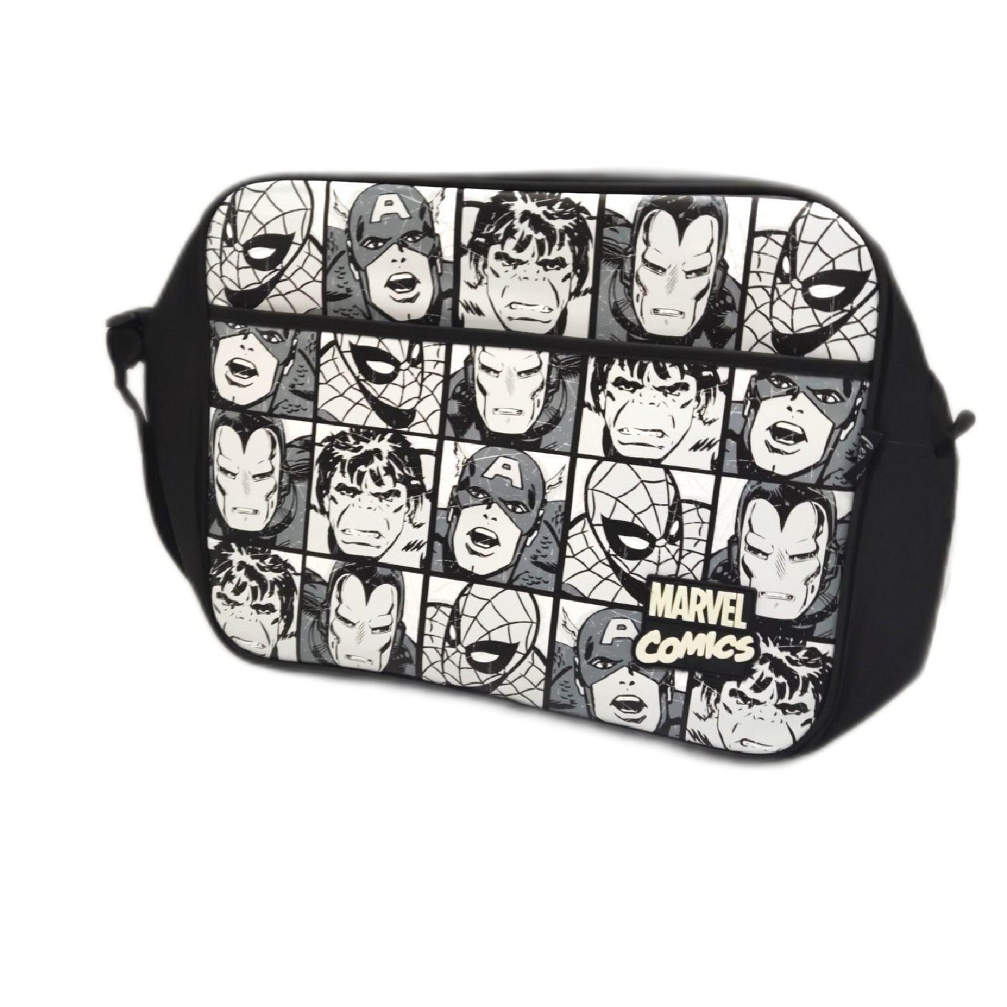 CERDÁ LIFE'S LITTLE MOMENTS Bolso Bandolera Avengers, Mochila para Niñas, Negro (Negro), 11x30x36 cm (W x H x L)