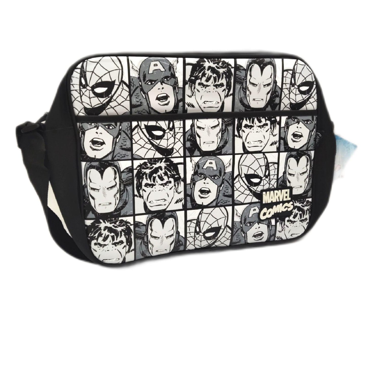 CERDÁ LIFE'S LITTLE MOMENTS Bolso Bandolera Avengers, Mochila para Niñas, Negro (Negro), 11x30x36 cm (W x H x L)